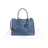 Prada Blue Saffiano Lux Galleria Handbag