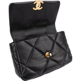 Chanel 19 Quilted Lambskin Medium Single Flap Crossbody Bag