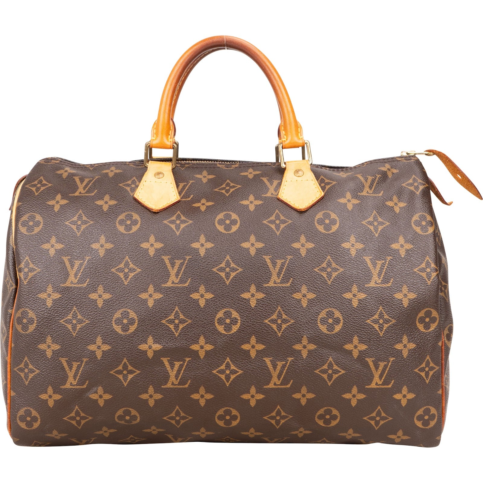 Louis Vuitton Monogram Canvas Speedy 35 Handbag - vintageandkickz