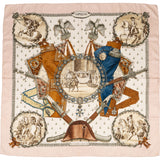 Hermès Napoleon Silk Twill Silk Carre 90 Scarf Tuch