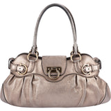 Salvatore Ferragamo Metallic Leather Marisa Gancini Handbag