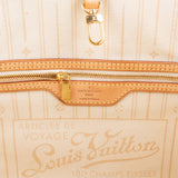 Louis Vuitton Monogram Damier Azur Canvas Neverfull MM Shoulder Bag