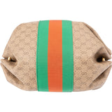 Gucci Monogram GG Supreme Canvas Butterfly Web Crossbody Bag
