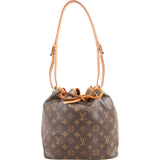 Louis Vuitton Monogram Canvas Sac Noé Petit Shoulder Bag