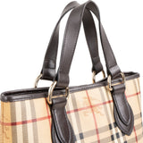 Burberry Haymarket Check Canvas Tote Handbag