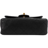 Chanel Quilted Lambskin Mini Rectangular 24K Gold Single Flap Crossbody Bag