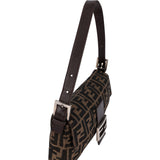 Fendi Monogram FF Zucca Baguette Shoulder Bag