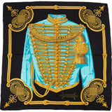 Hermès Brandenbourgs Silk Carre 90 Scarf Tuch