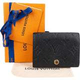 Louis Vuitton Leather Monogram Empreinte Envelope Card Holder