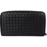 Bottega Veneta Intrecciato Leather Zip Around Wallet