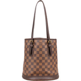 Louis Vuitton Monogram Damier Ebene Bucket PM Shoulder Bag - vintageandkickz