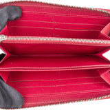 Louis Vuitton Fuchsia Epi Leather Zippy Wallet