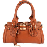 Chloé Grained Leather Paddington Satchel Handbag