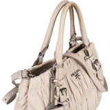 Prada Quilted Nappa Leather Gaufre Tote Handbag