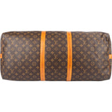 Louis Vuitton Monogram Canvas Keepall 60 Bandoulière Travel Bag