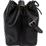 Louis Vuitton Noir Epi Leather Sac Noé Petit Shoulder Bag