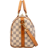 Louis Vuitton Monogram Damier Azur Speedy 25 Bandoulière Handbag