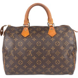 Louis Vuitton Monogram Canvas Speedy 30 Handbag