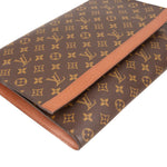 Louis Vuitton Monogram Canvas Porte Documents Laptop Clutch - vintageandkickz