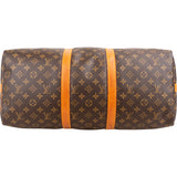 Louis Vuitton Monogram Canvas Keepall 50 Bandoulière Travel Bag