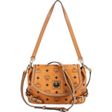 MCM Monogram Visetos Saddle Shoulder Bag