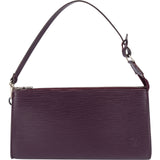 Louis Vuitton Purple Epi Leather Pochette Accessoires Handbag