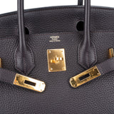 Hermès Prunoir Deep Blue Togo Leather Birkin 30 Handbag