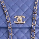 Chanel Quilted Caviar Leather Coco Handle Single Flap Handbag