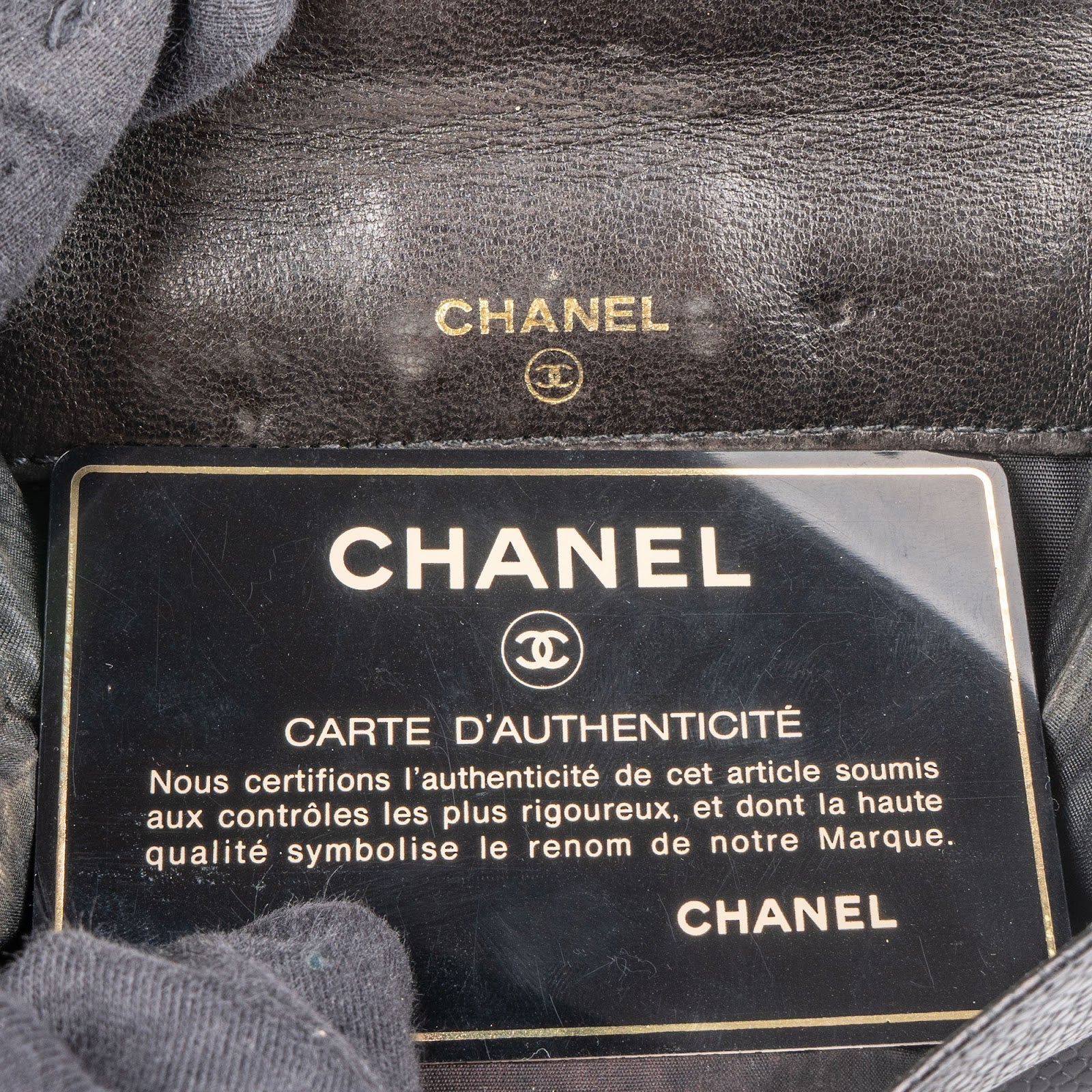 Chanel Caviar Leather Timeless CC Bifold Wallet - vintageandkickz