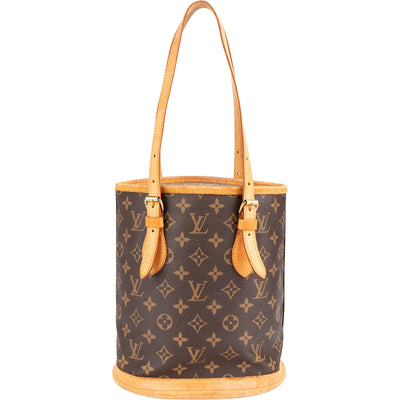 Louis Vuitton Monogram Canvas Bucket PM Shoulder Bag
