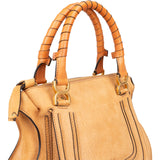 Chloé Brown Suede Marcie Handbag
