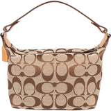 Coach Monogram Signature Canvas Demi Pouch Handbag