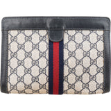 Gucci Monogram GG Supreme Web Pouch