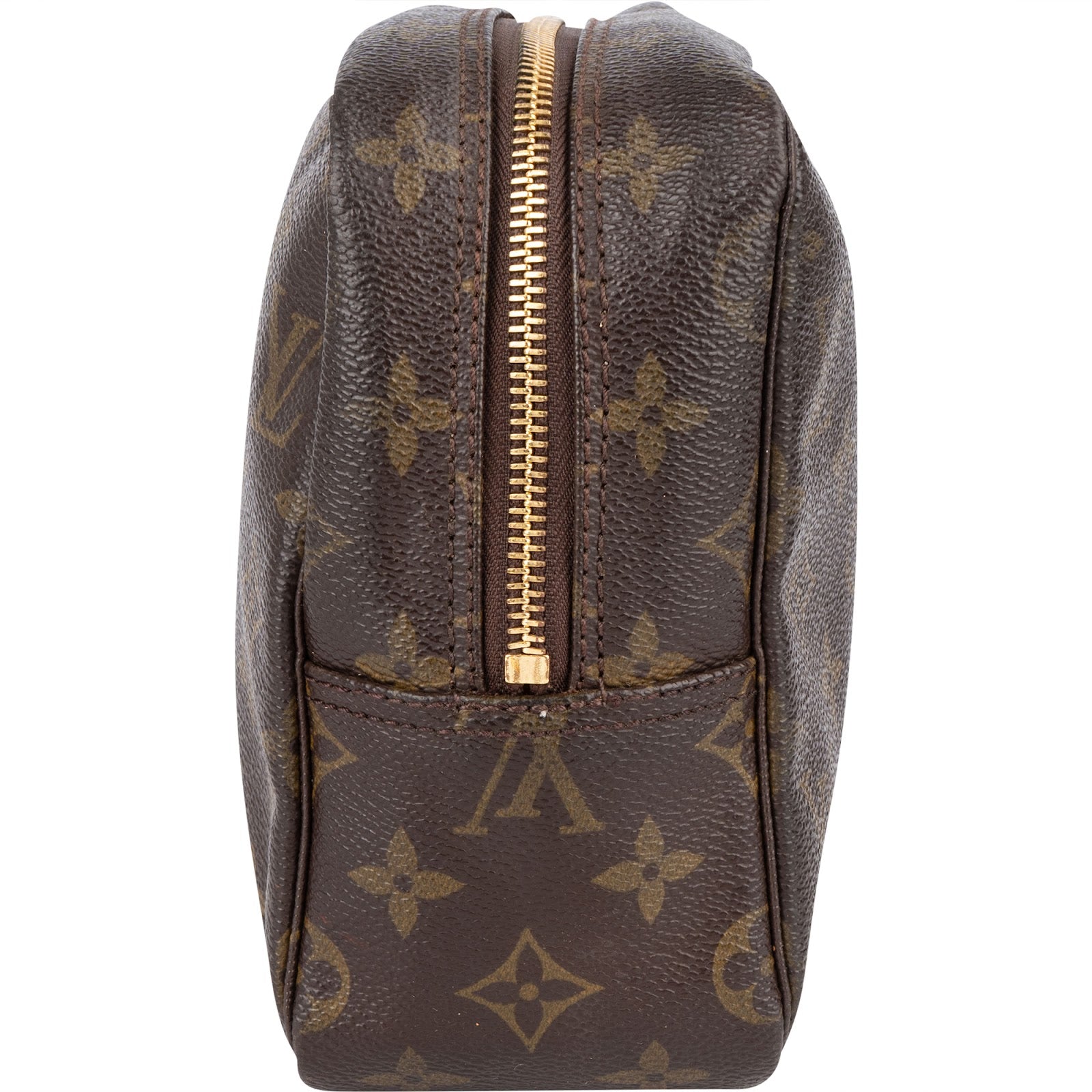Louis Vuitton Monogram Canvas Trousse de Toilette 28 Clutch - vintageandkickz