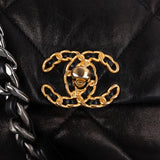 Chanel 19 Quilted Lambskin Leather Maxi Single Flap Shoulder Bag
