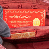 Cartier Bordeaux Leather Clutch - vintageandkickz