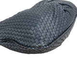 Bottega Veneta Blue Intrecciato Quilted Leather Belly Shoulder Bag