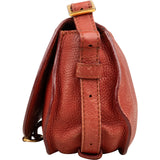 Chloé Grained Leather Small Marcie Saddle Crossbody Bag