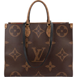 Louis Vuitton Monogram Giant Reverse OnTheGo GM Handbag
