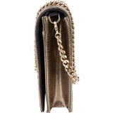 Christian Dior Metallic Patent Leather Diorama Crossbody Bag