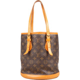 Louis Vuitton Monogram Canvas Bucket PM Shoulder Bag