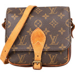 [🔄️B14 / F31] Louis Vuitton Monogram Canvas Cartouchiere PM Crossbody Bag - vintageandkickz