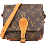 [🔄️B14 / F31] Louis Vuitton Monogram Canvas Cartouchiere PM Crossbody Bag - vintageandkickz