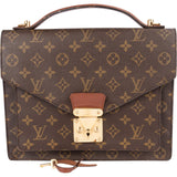 Louis Vuitton Monogram Canvas Monceau Handbag