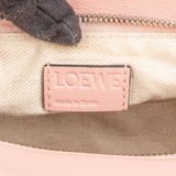 Loewe Leather Gingham Salmon Puzzle Handbag