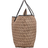 Fendi Monogram FF Nylon Tote Shopper Handbag