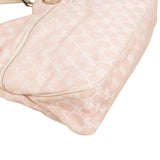 Gucci Pink Monogram GG Canvas Hobo Shoulder Bag