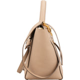 Celine Beige Grained Leather Belt Handbag