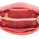 Prada Pink Saffiano Leather Promenade Handbag
