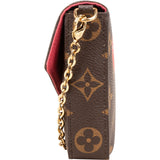 Louis Vuitton Monogram Canvas Limited Illustre World Tour Pochette Felicie Crossbody Bag